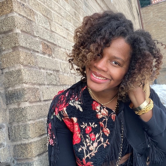 “Fringe and roses” jacket - Picture 3 of 12